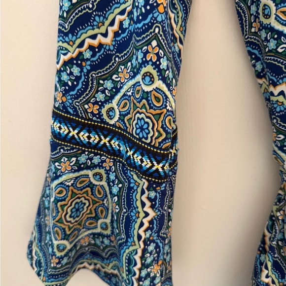 Tacera Multicolor Boho Patterned Dress. Smoke & pet free home. Easy care. - Picture 5 of 6